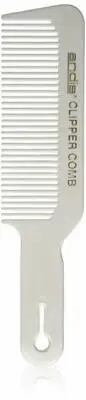 Andis Clipper Comb #12499 White Barber and Stylist Clipper Cutting Hair Comb