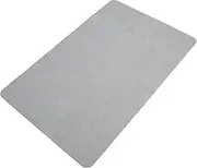 Office Chair Mat Anti Slip Desk Chair Mat Computer Desk and Gaming Rolling Chair Protector Easy Clean Floor Protector for Wooden Hard Floor Ceramic Tile (Light Grey)