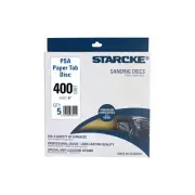 Aluminum Oxide Paper 514C Gold 6" x NH PSA Tab Disc Grit P400 5ct. Retail Pack R
