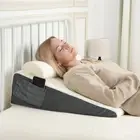 Bed Wedge Pillow for Sleep Apnea, 24''x26''x7.5'' Triangle Wedge Pillow with ...
