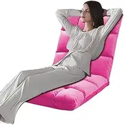 Single Sofa Chair - Single Sofa, Lazy Single Sofa | Single Lazy Chair Sofa for Floor, Ergonomic 5 Angles Adjustable Floor Sofa with Zipper for Bed Room, Floor, Home, Hostel, Hotel, Bed, Chair