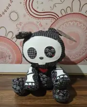SKELANIMALS 2008 CHUNGKEE THE MONKEY RARE DEAD IN PLAID PLUSH