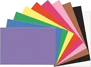 SunWorks Prang (Formerly) Construction Paper, 10 Assorted Colors, 12" x 18", 100 Sheets