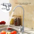 Zinc Alloy Chrome Kitchen Sink Faucet Tap for Reverse Osmosis Water Filter