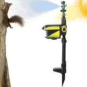 Garden Motion Activated Water Sprinkler - Infrareds Motion Detection Sprayer, Rechargeable Solar Water Jets | Farm Crop Guard, Smart Scarecrow Repellents Sprayer, Outdoor Garden Animal Control Device
