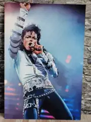 12 Inch x 16 Inch Michael Jackson Canvas Poster Frameless