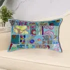 Patchwork Cotton Cushion Cover Handmade Sofa Shams Decor Vintage Pillowcase