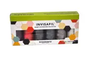 WonderFil InvisaFil Timeless Basics Cottonized Polyester Mini Thread Pack B005