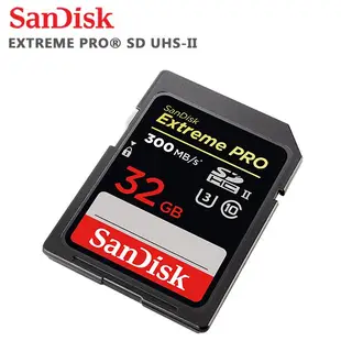 SANDISK 32G Extreme PRO SD UHS-II U3 專業攝影錄影師高速記憶卡