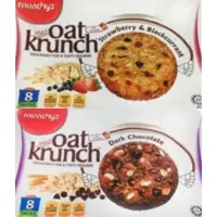 在飛比找露天拍賣優惠-oat krunch 草莓黑加栗燕麥餅208g 黑巧克力燕麥