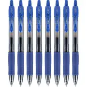 Pilot G2 Blue Gel Ink Pens 8 Count Refillable Smooth Writing Long Lasting