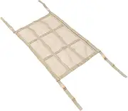 EXAOMBLE Car Ceiling Cargo Net Overhead Car Storage for Camping Gear Organizes Items Like Maps Snacks Easy to Install Adventures