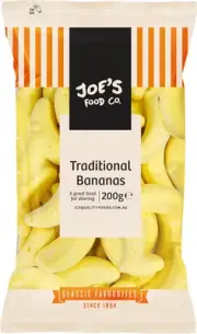 J.C.'S Quality Foods Traditional Bananas 200G