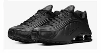 在飛比找Yahoo!奇摩拍賣優惠-全新 Nike Shox R4 Triple Black 台