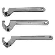 Portable and Lightweight 7 Adjustable Hook Spanner Wrench for Screws & Nuts