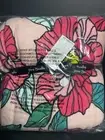 Vera Bradley Throw Blanket Vintage Floral Fleece 80" x 50" NWT