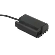 New D Tap To DMW DCC17 Dummy Battery Coiled Cable DMW BLK22 Battery Adapter For