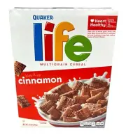 Life Cinnamon Multigrain Cereal 13 oz Quaker