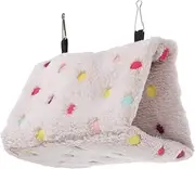 WEKAMOS Parrot Hammock Bird Nest Warm Cotton Shelter for Birds Fashionable Design Comfortable Living Environment for Parrots Canaries More Winter Cozy Retreat