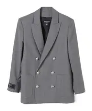 Balmain Kids Double-Breasted Blazer 10Y Gray