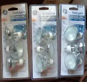 9 GE 50W GU10 Indoor Floodlight. Lenses Cloudy