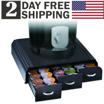 Coffee Pod Holder 36 K Cup Storage Rack Cups Drawer Organizer Keurig 7 Color NEW