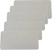 5 Pcs Microwave Oven Mica Waveguide Sheet Oil Baffle Sheet,Microwave Mica Plates Sheet Heat Insulation Board Waveguide Cover for Galanz Microwave Oven Repairing Part (Model C:11.5 * 4.6cm)