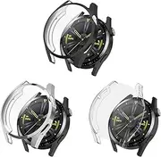 FitTurn Protective Case intended for Huawei Watch GT3 GT 3 42mm TPU Case Soft Ultra-Slim Protector Bumper (A)