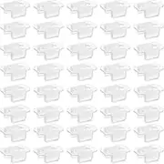 100PCS LED Strip Mounting Clips for 6mm RGB,Neon Light Strips, Heat Resistant Flexible Buckle Holders, Secure and Easy Installation Fixing Clips