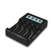Lcd Screen Display Usb Intelligent Battery Charger For 14500/18500/18650/16350 Lithium Li-Ion Battery