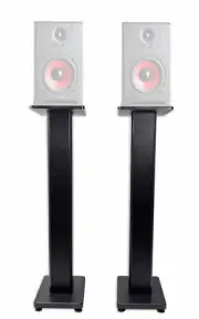 (2) Rockville 36” Studio Monitor Speaker Stands For Gemini SR-5 Monitors