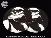 Trooper Dj Slipmats (pair) sl1200mk2 mk5 m3d m5g Technics or any turntable