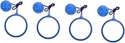Vaguelly 4pcs Children's Bouncing Ball Jumping Ball for Kids Skip Ball Jump Foldable Ankle Skipping Ball Ankle Kids Exercise Toy Kids Jumprope Fitness Equipment Plastic Sports