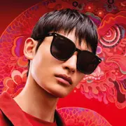 RayBan 太陽眼鏡 RB4401D 675787-57mm 2024龍年限量款 方框太陽眼鏡 -金橘眼鏡