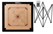 SALE Brand - Deluxe Quality Carrom Board 34 Inch + Carrom Board Stand