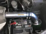 Black Green Air Intake System Kit + Filter 2PC For 2009-2013 Honda Pilot 3.5L V6