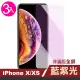 iPhoneX XS 藍紫光高清非滿版玻璃鋼化膜手機9H保護貼(3入 XS保護貼 X保護貼)