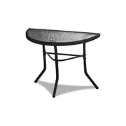 ALFORDSON Outdoor Patio Side Table Metal Black
