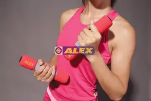 [景鶴運動用品] 德國設計 台灣製造  ALEX C-0705 韻律啞鈴 一盒2入共5磅/2.25公斤鄭多燕