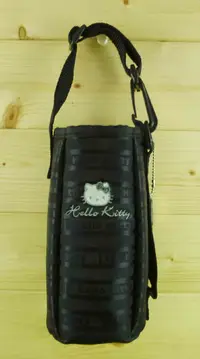 在飛比找樂天市場購物網優惠-【震撼精品百貨】Hello Kitty 水壺袋-黑色款【共1