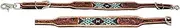 CHALLENGER Western Tack Floral Tooled Leather Wither Breast Collar Strap 10505