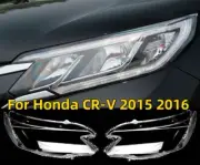 For Honda CR-V 2015 2016 CRV Lens Cover Headlight Headlamp Clear Pair (for: Honda)
