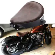Brown Retro Solo Seat Cushion For Harley Sporster Chopper Bobber Honda Yamaha