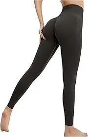 [Generic] Womens Yoga Pants High Waisted Work Pants Athletic Tummy Control Cross Work Pants