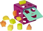 Playskool Form Fitter Shape Sorter Matching Activity Cube Toy with 9 Shapes...