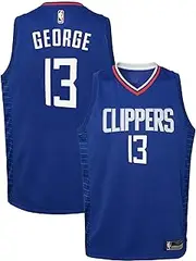 Paul George Los Angeles Clippers #13 Blue Infants Toddler Icon Edition Jersey