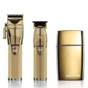 BaByliss Pro Gold Super Motor Clipper, Skeleton Trimmer and Foil Shaver - XMAS