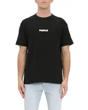Purple Brand Textured Graphic Logo Tee