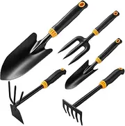 Gardening Shovel, Garden Shovels for Digging, Gardening Tool Set Home Trowel for Vegetable Cultivation Transplanting Raised Bed Farm Backyard Lawn Landscaping Balcony Camping