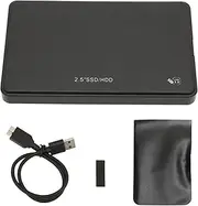 2.5 Inch SATA to USB 3.0, 2.5in HDD SSD Enclosure, Tool no Costs External Hard Drive Enclosure, External Hard Drive Case for SSD HDD with 2.5in SATA Interface Hard Drive Or SSD